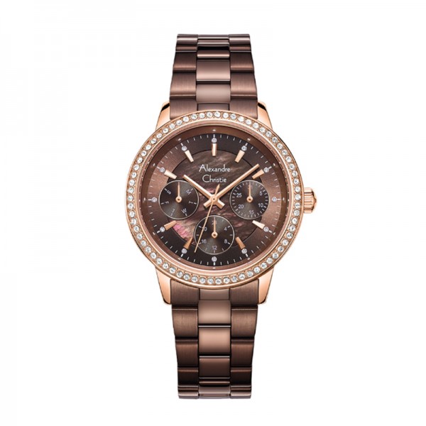 Alexandre Christie AC 2A53 Rosegold Brown BFBROBO